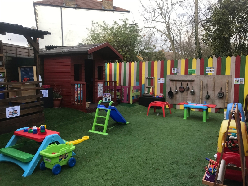 Montessori Garden with toys